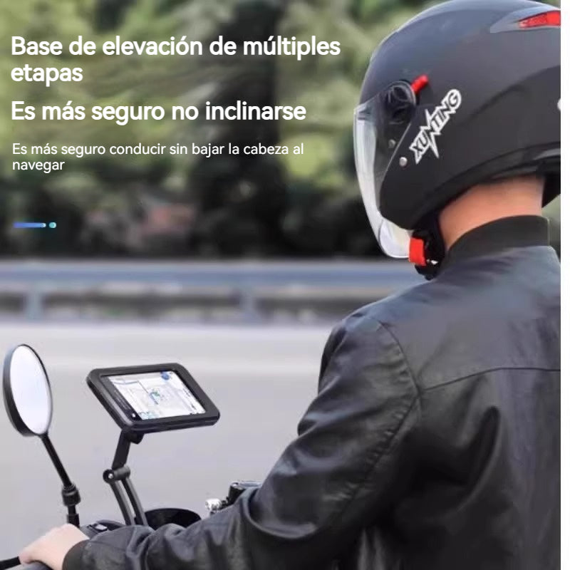 Soporte para Teléfono Móvil Impermeable para Motocicleta