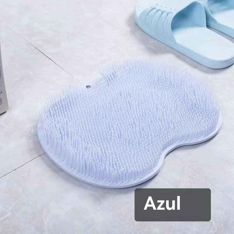 Almohadilla de masaje de silicona para limpieza de pies
