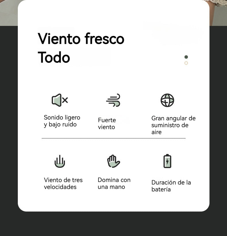 Ventilador Portátil de Cintura