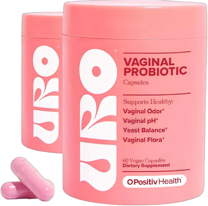 Cápsulas probióticas vaginales URO (2 frascos)
