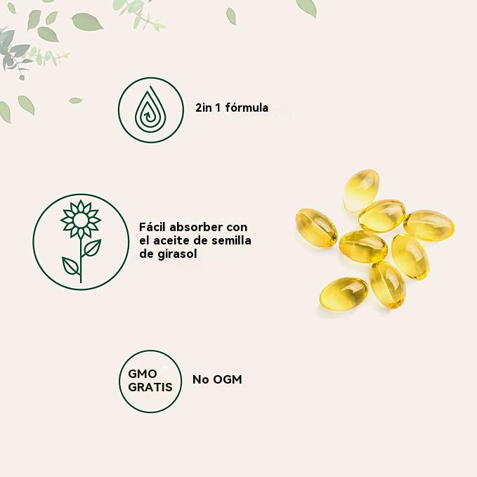 Microingredientes Vitamina D3 5000 UI con K2 100 mcg