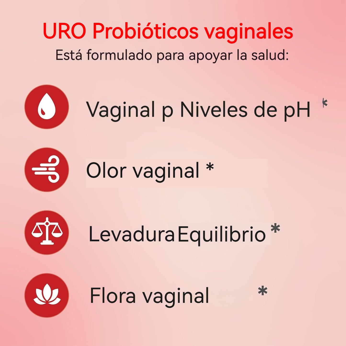 Cápsulas probióticas vaginales