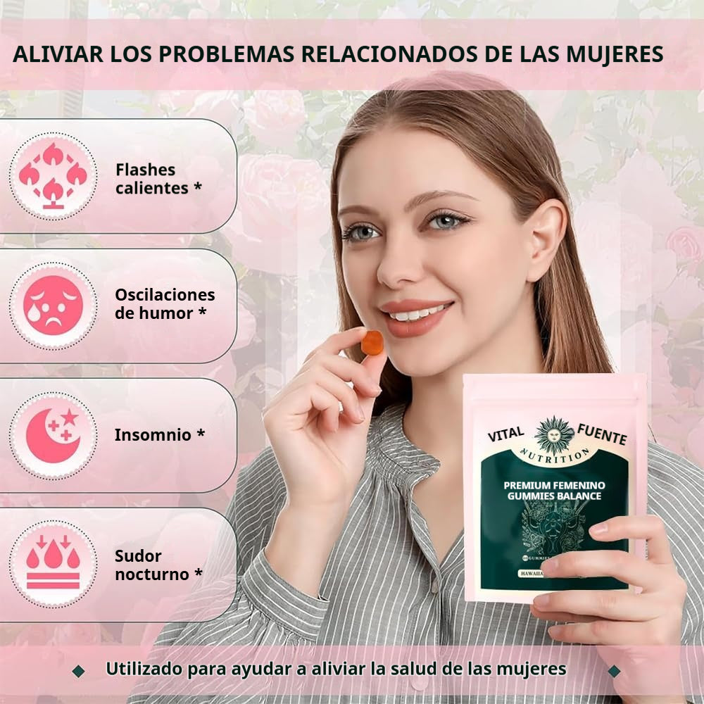 Vital Source Nutrition Gomitas Premium Balance para Mujeres