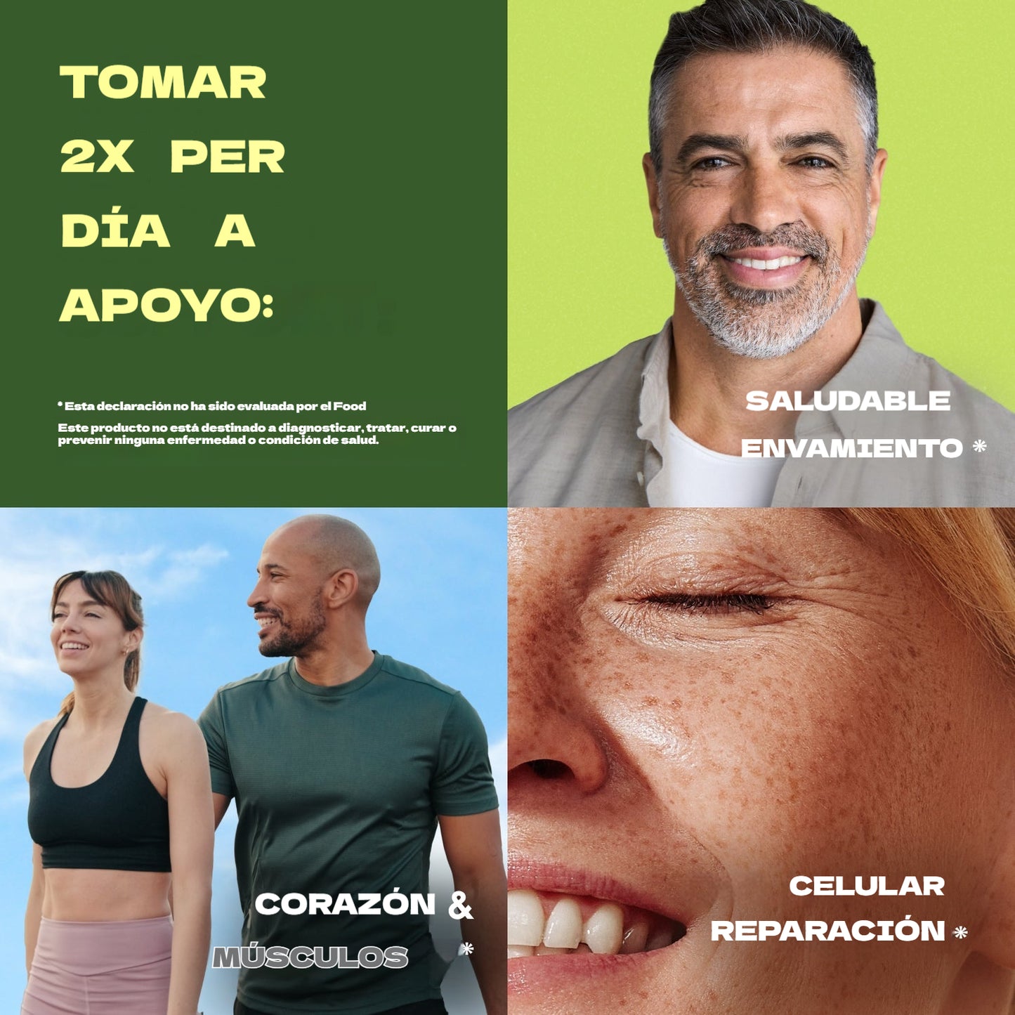 Suplementos de NAD+ para la energía, la concentración y el antienvejecimiento de la piel