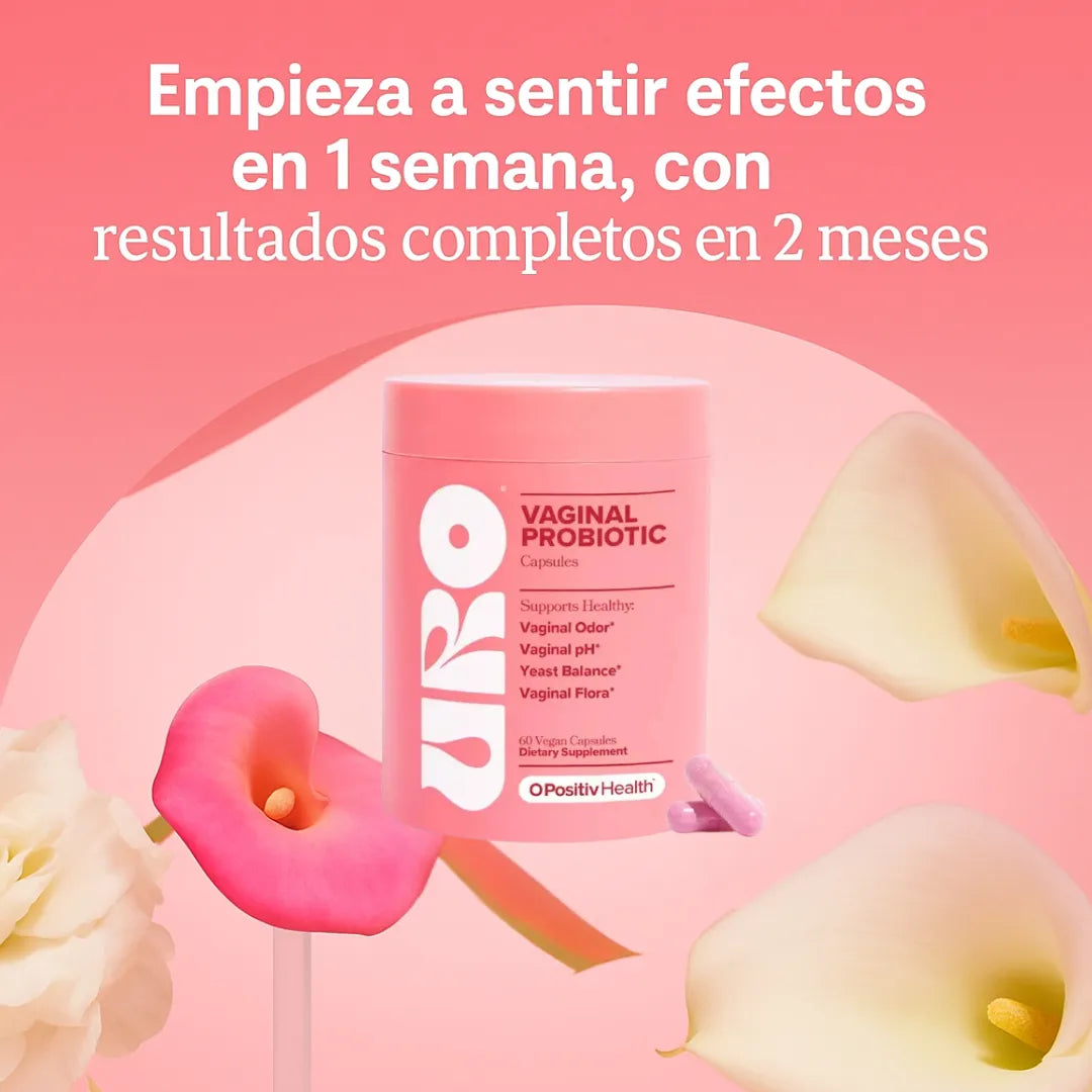 Cápsulas probióticas vaginales URO (2 frascos)