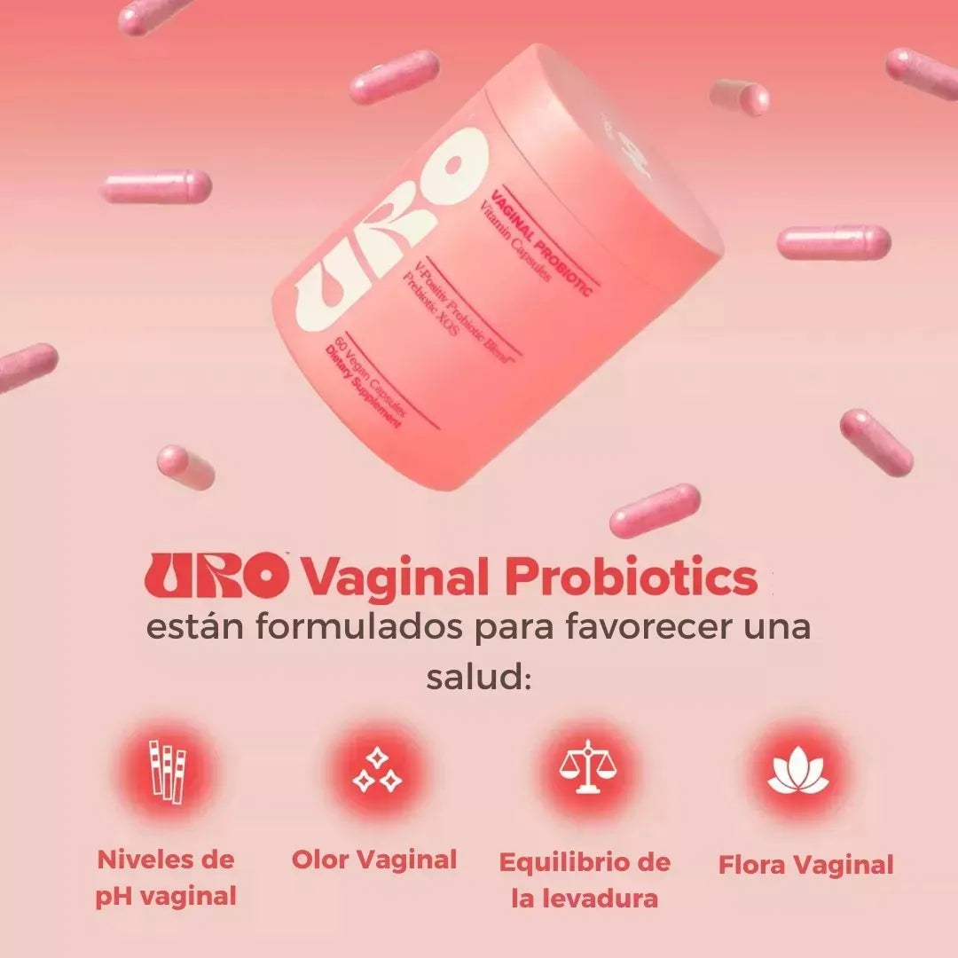 Cápsulas probióticas vaginales URO (2 frascos)