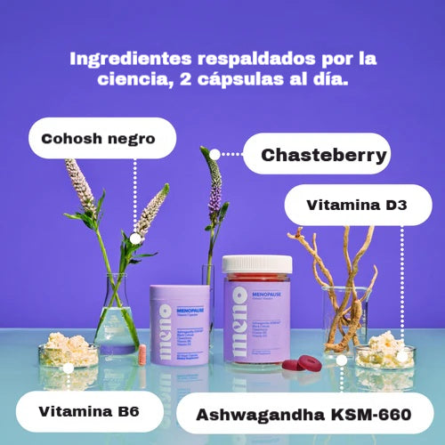 Vitaminas MENO para la menopausia