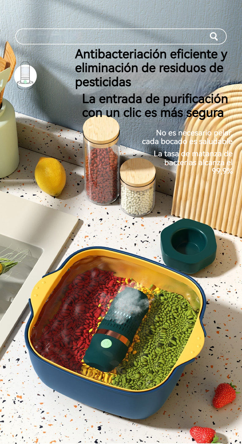 Limpiador y Purificador de Frutas y Verduras