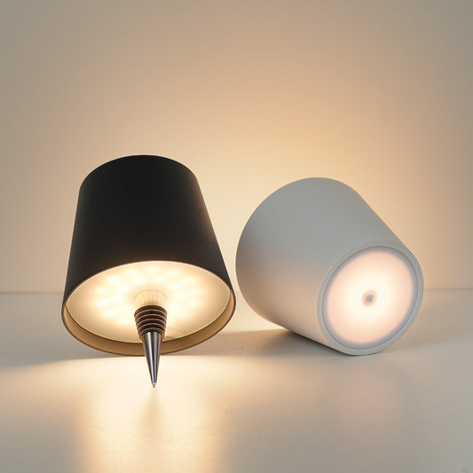 Luz enchufable para botella de vino