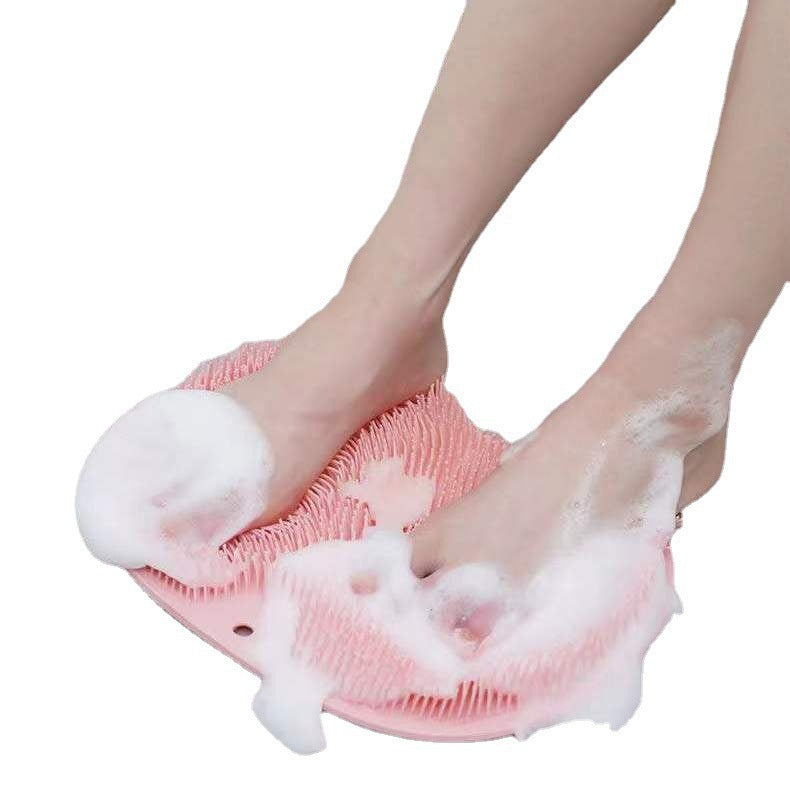 Almohadilla de masaje de silicona para limpieza de pies