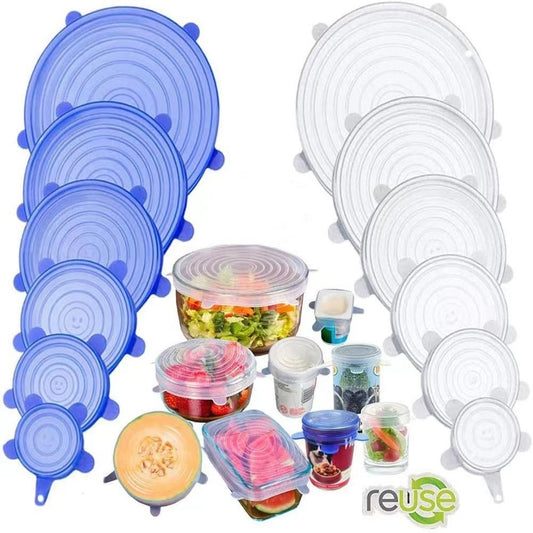 Tapa de Conservación de Silicona Extensible