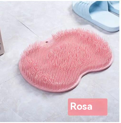 Almohadilla de masaje de silicona para limpieza de pies