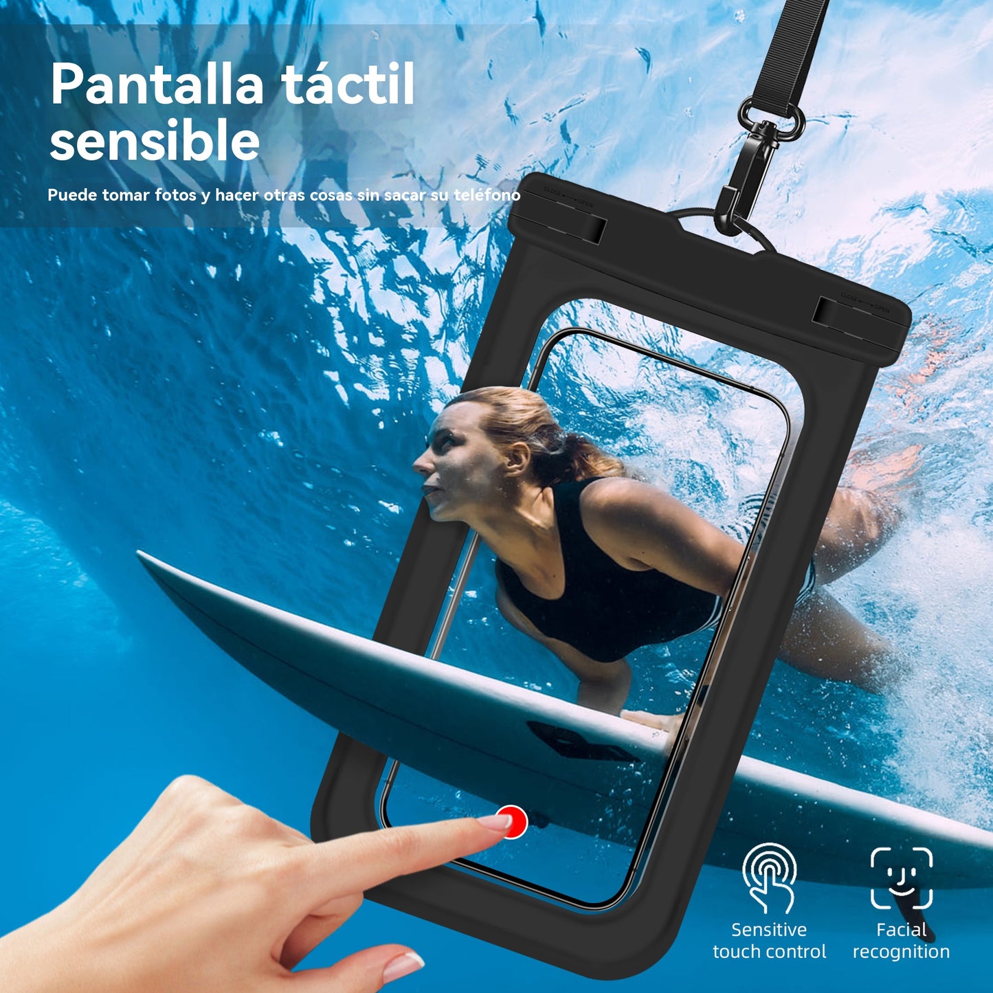 2 bolsas de buceo para teléfonos móviles