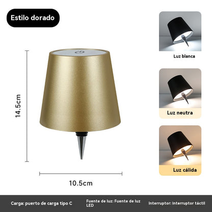 Luz enchufable para botella de vino