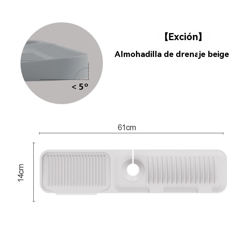 Estera de drenaje de silicona
