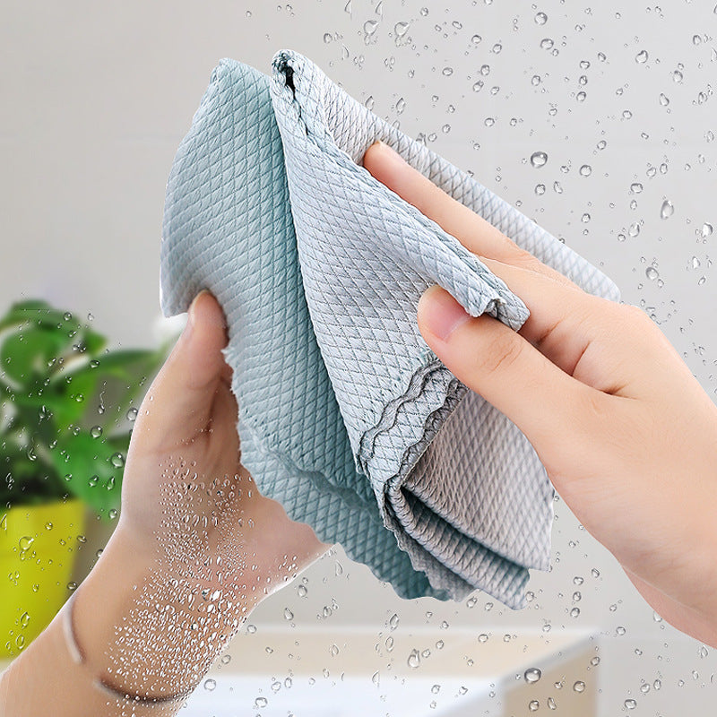 10 Paños de Limpieza Mágicos sin Pelusa para Escamas de Pescado
