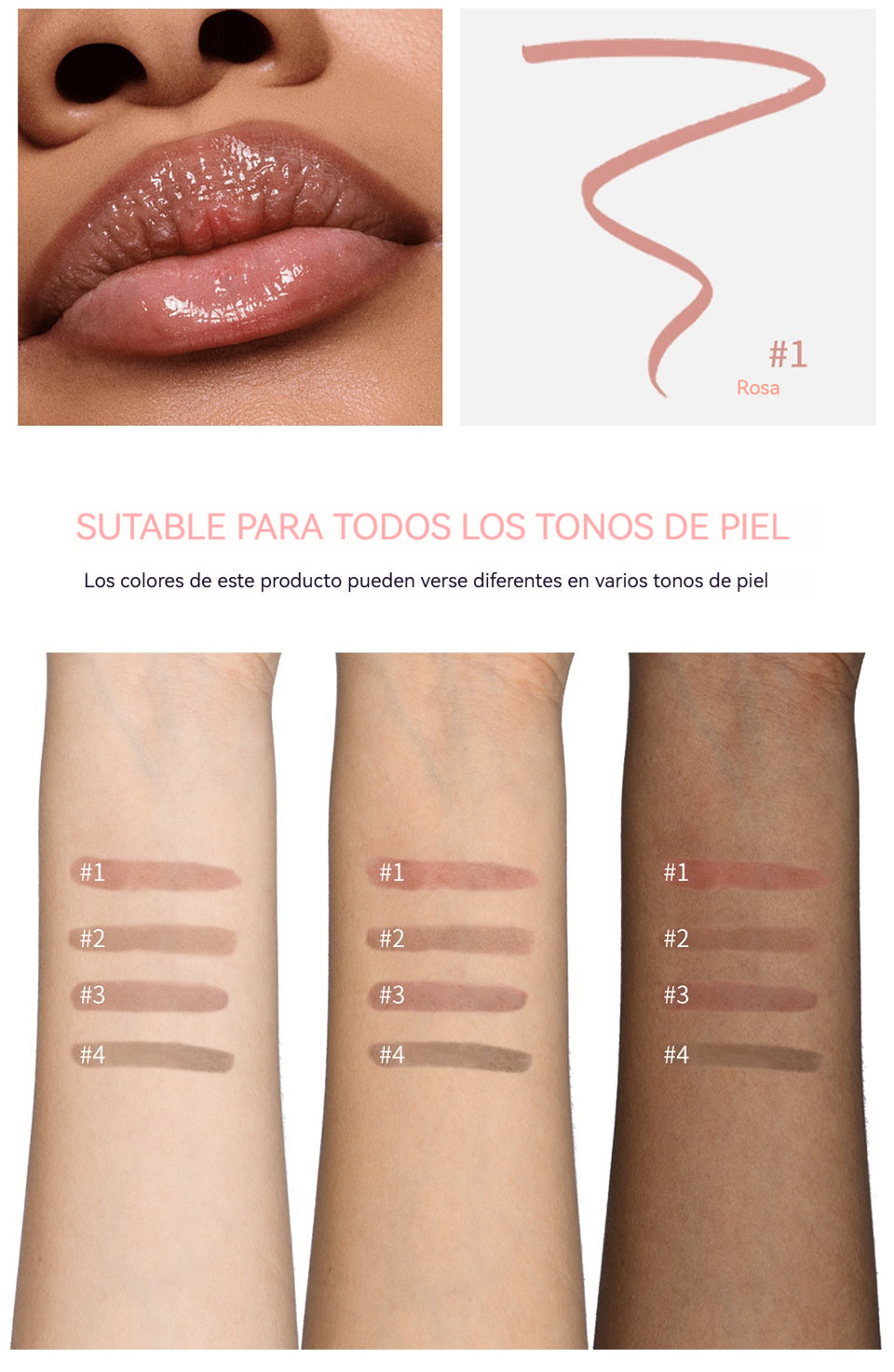 Delineador de labios despegable (Compra dos y llévate dos gratis)